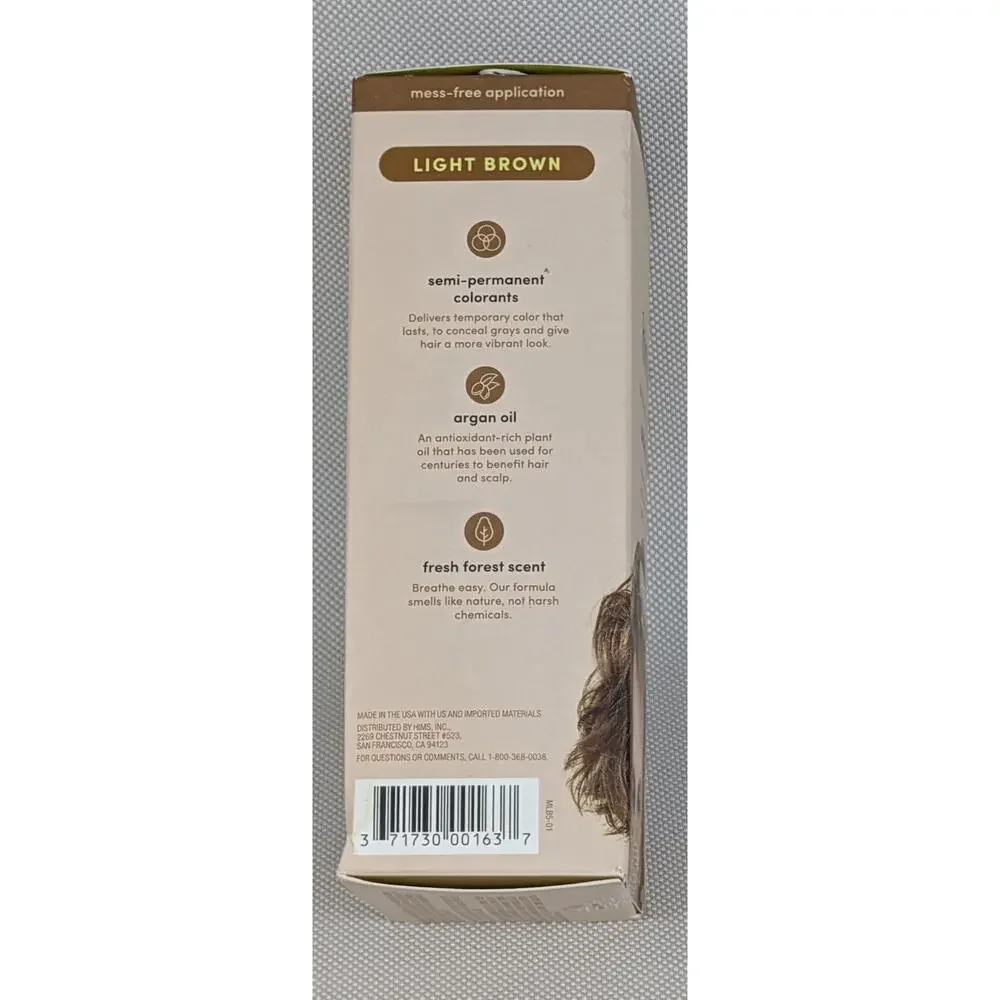 Hims Hair Color & Conditioner Under Cover Light Brown 5oz Lot of 3
